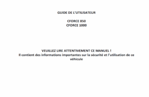 F38-E OWNER'S MANUAL(FRENCH)
