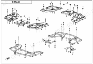 F14-B RACK(PLASTIC)
