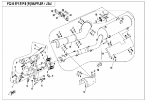 F02-B MUFFLER(USA)