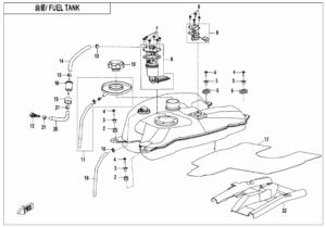 F12 FUEL TANK