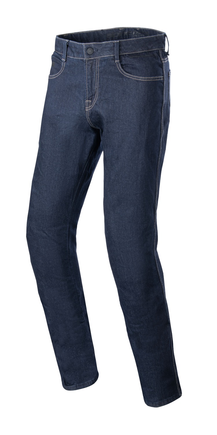 kalhoty RADON RELAXED FIT DENIM, ALPINESTARS (sepraná modrá)