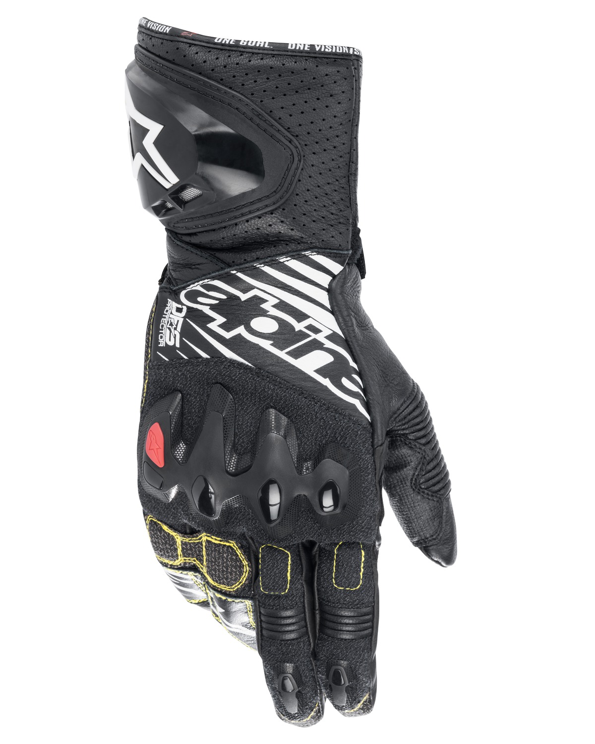 rukavice GP TECH 2, ALPINESTARS (černá/bílá)