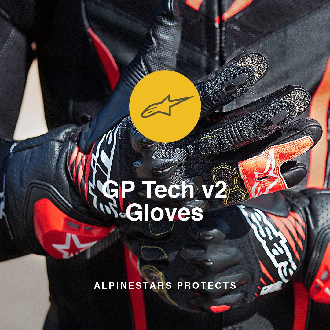 rukavice GP TECH 2, ALPINESTARS (černá/bílá) - Obrázek 4