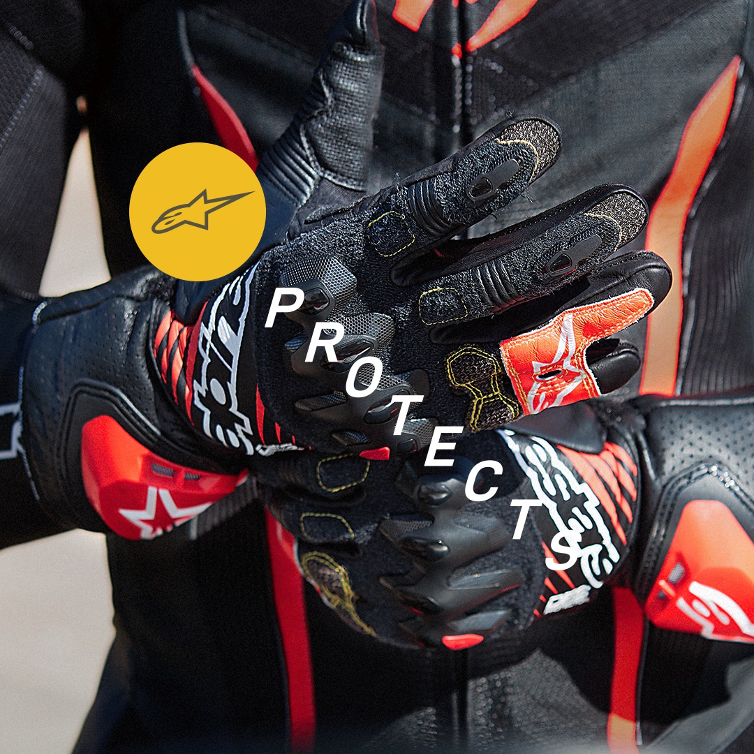 rukavice GP TECH 2, ALPINESTARS (černá/bílá) - Obrázek 5