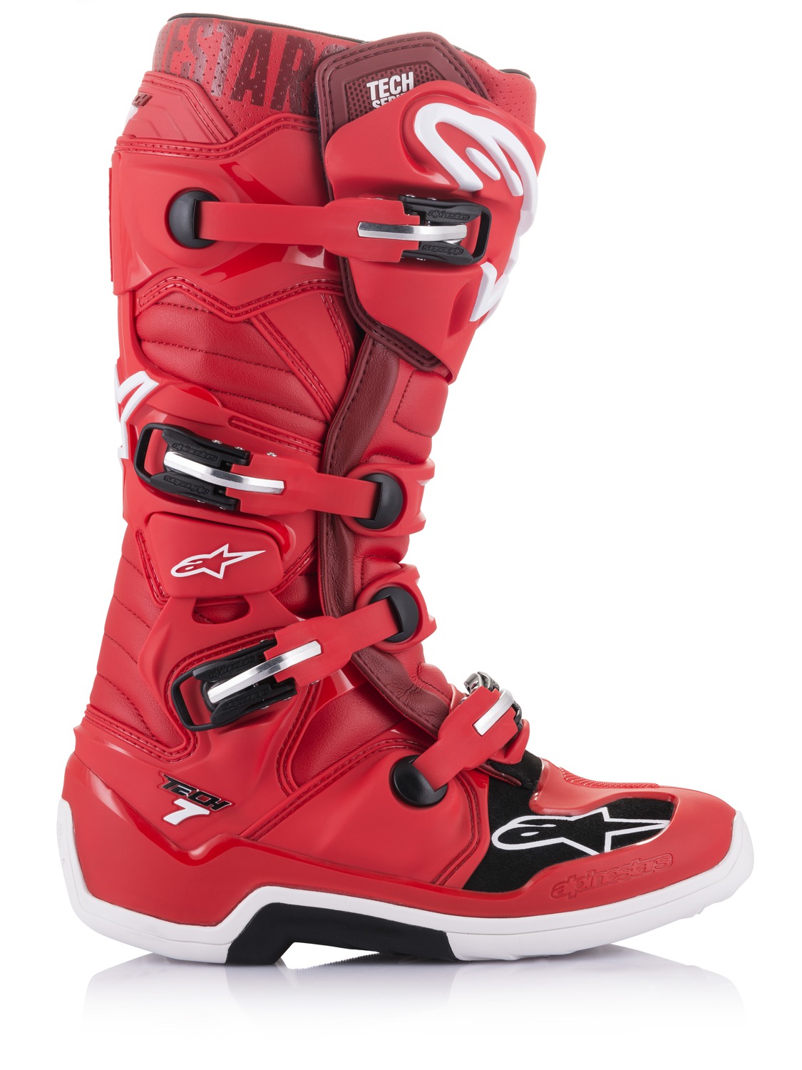boty TECH 7, ALPINESTARS (červená) - Obrázek 2