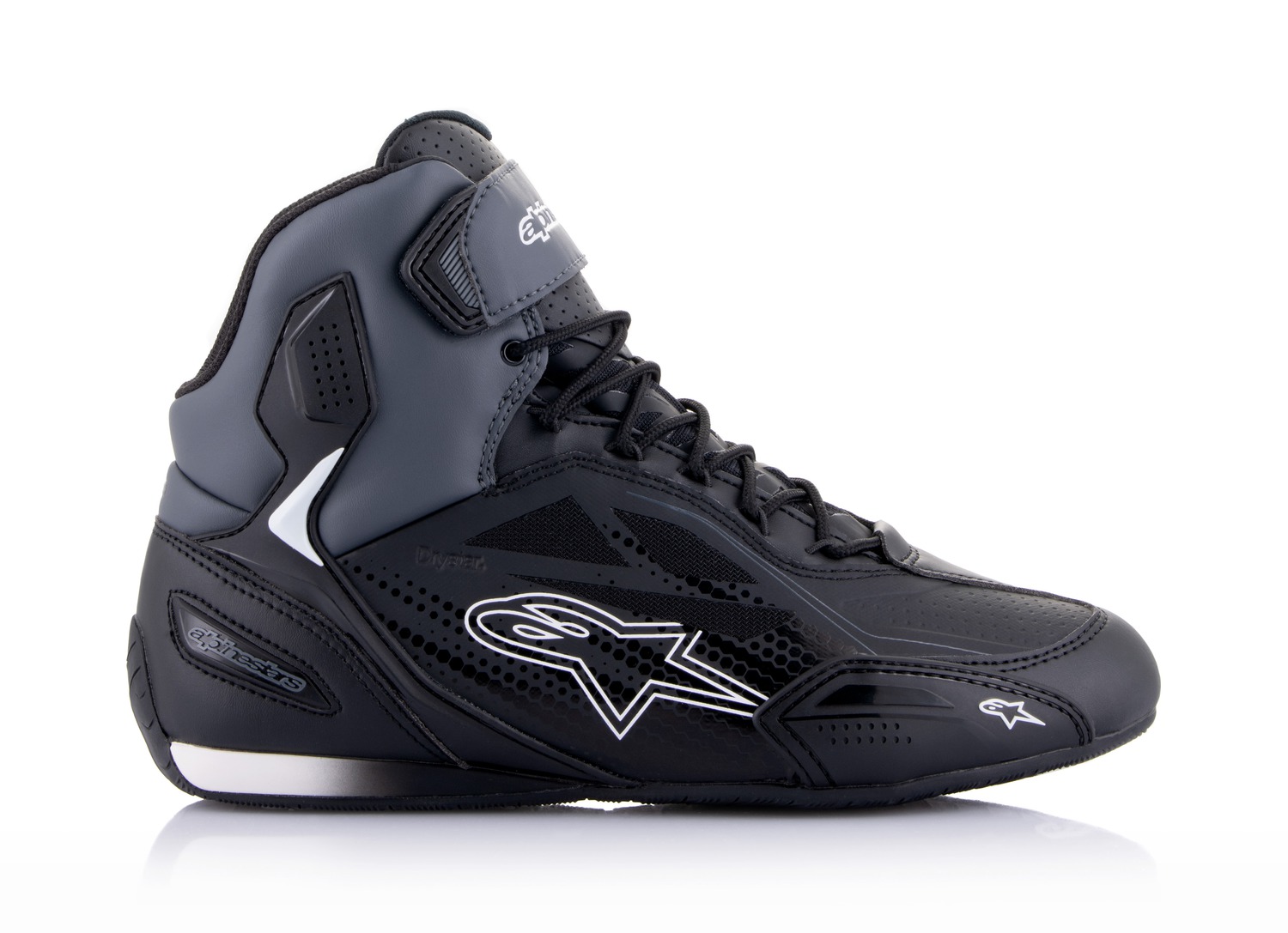 boty FASTER-3 DRYSTAR, ALPINESTARS (černá/tmavě šedá) - Obrázek 2