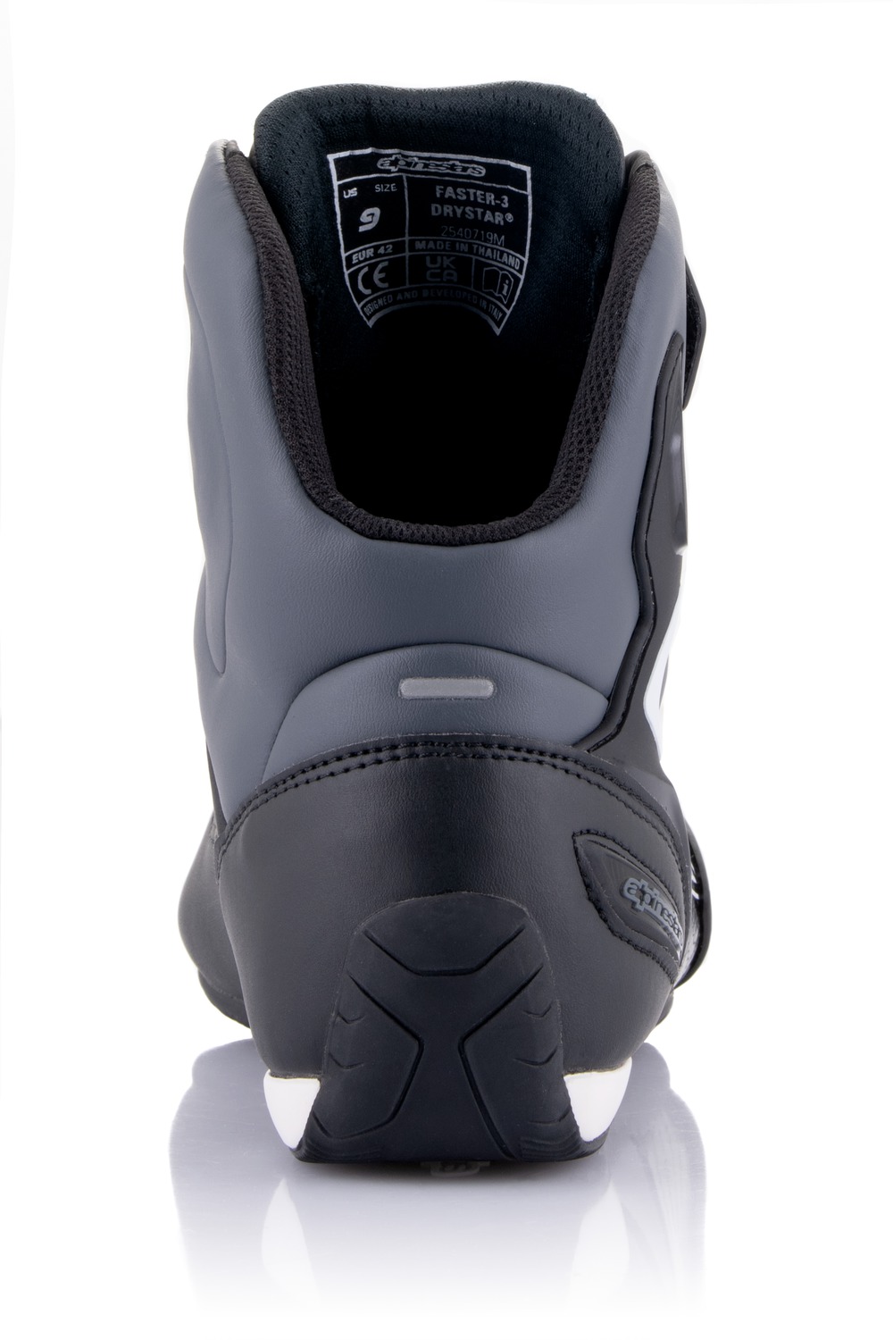 boty FASTER-3 DRYSTAR, ALPINESTARS (černá/tmavě šedá) - Obrázek 4