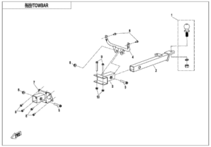 F40-A TOWBAR(TRAILER REINFORCEMENT EQUIPMENT)