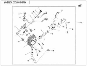 Systém chlazení oleje I