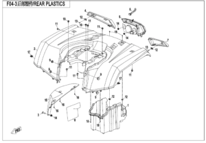 F04-3 REAR PLASTICS