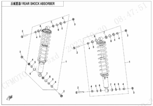 F06-2-F REAR SHOCK ABSORBER(OIL,ABS)