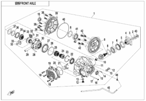 F31-V1 FRONT AXLE