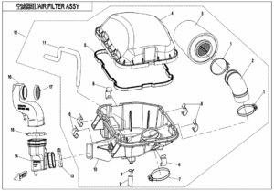F41 AIR FILTER ASSY.