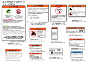 F19-2-B WARNING DECAL(TURKEY)