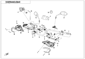 F10-1-A HANDLEBAR