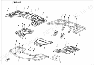F14-A RACK(PLASTIC)