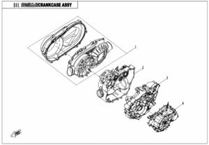 E01 CRANCKCASE ASSY.