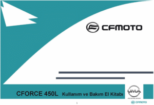 F38-C OWNER'S MANUAL(TURKISH)