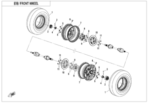F07 FRONT WHEEL