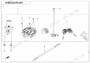 F01-A LOCK KIT