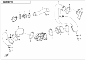 F00-2 CVT AIR PIPE