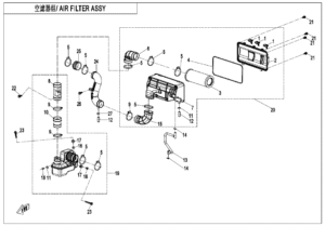 F41 AIR FILTER ASSY