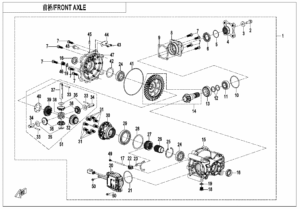 F31 FRONT AXLE