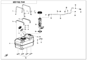 F12 FUEL TANK