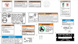 F19-2-B WARNING DECAL(FOR EU168 ONLY)
