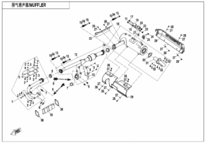 F02-1-B-V6 MUFFLER(NA@^INTERNATIONAL)