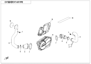 F00-V2 CVT AIR PIPE