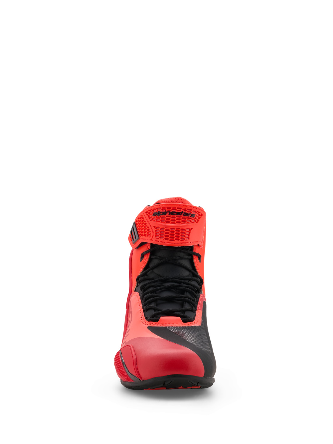 boty FASTER-4 MM93 kolekce, ALPINESTARS (červená fluo/červená/černá) 2026 - Obrázek 3