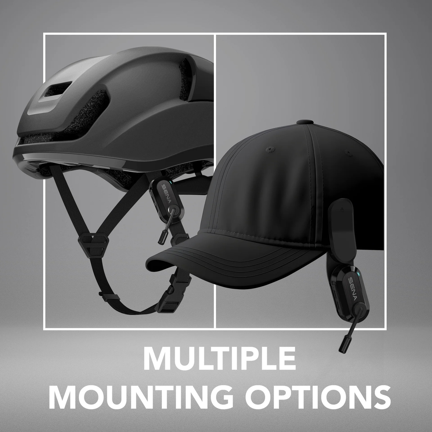 Mesh handsfree headset BiKom 20, SENA (černý + bílý, sada 2 jednotek) - Obrázek 2