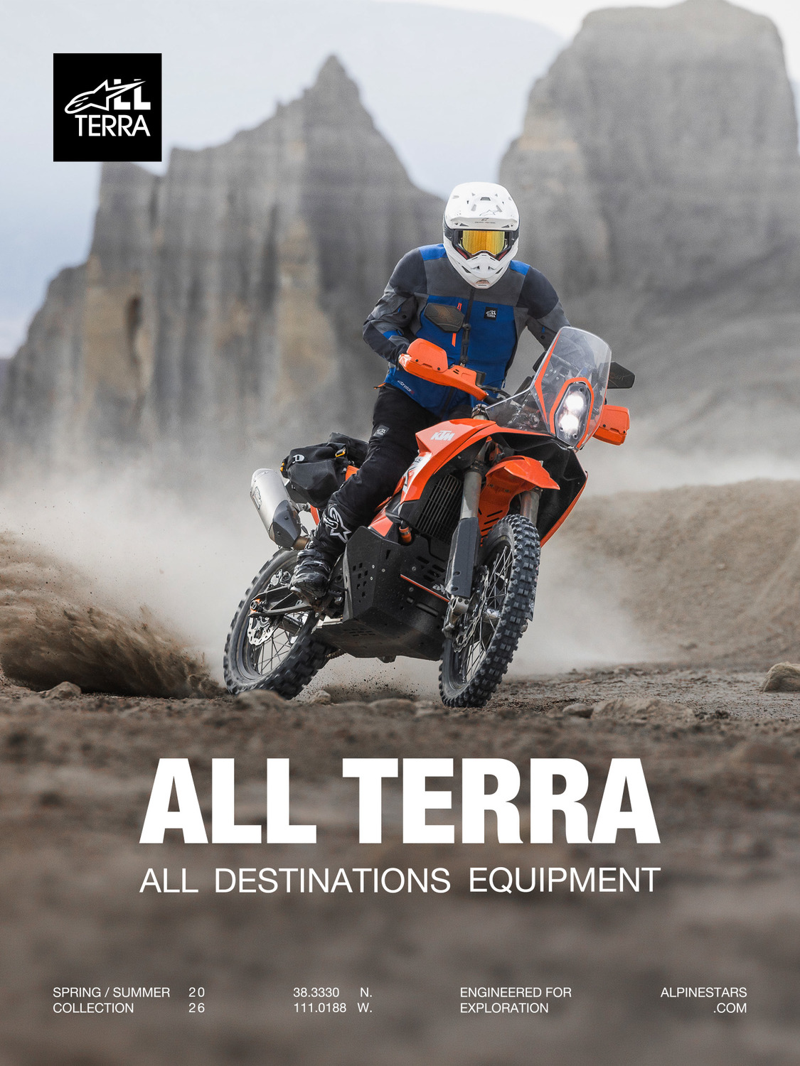 dres MAXDURA DUAL, ALPINESTARS (oranžová/tmavě modrá) 2026 - Obrázek 3