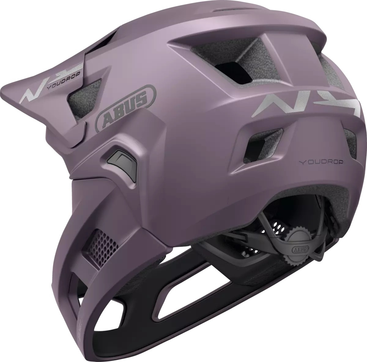 cyklo přilba YouDrop FF ash purple, ABUS dětská (fialová) - Obrázek 5