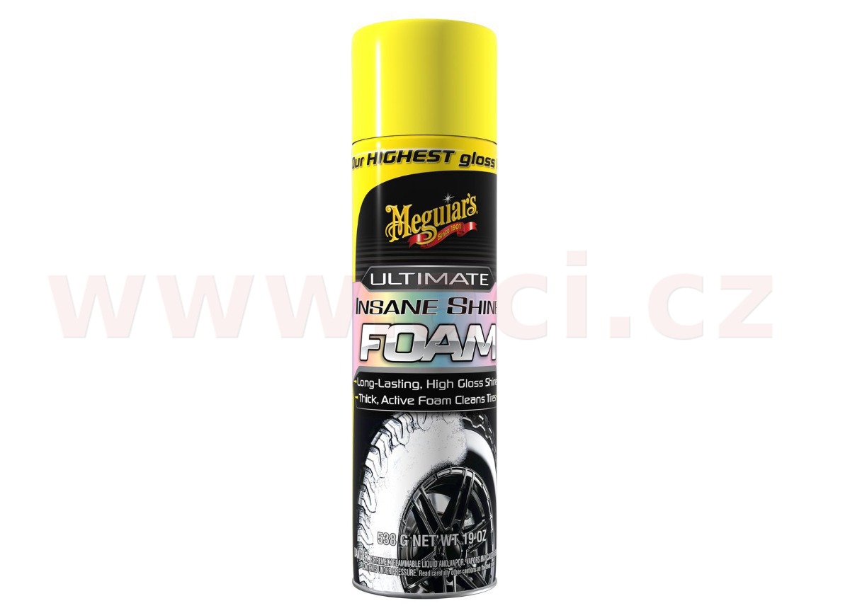 MEGUIAR'S pěna na čištění a lesk pneumatik v jednom kroku Ultimate Insane Shine Foam 538 g