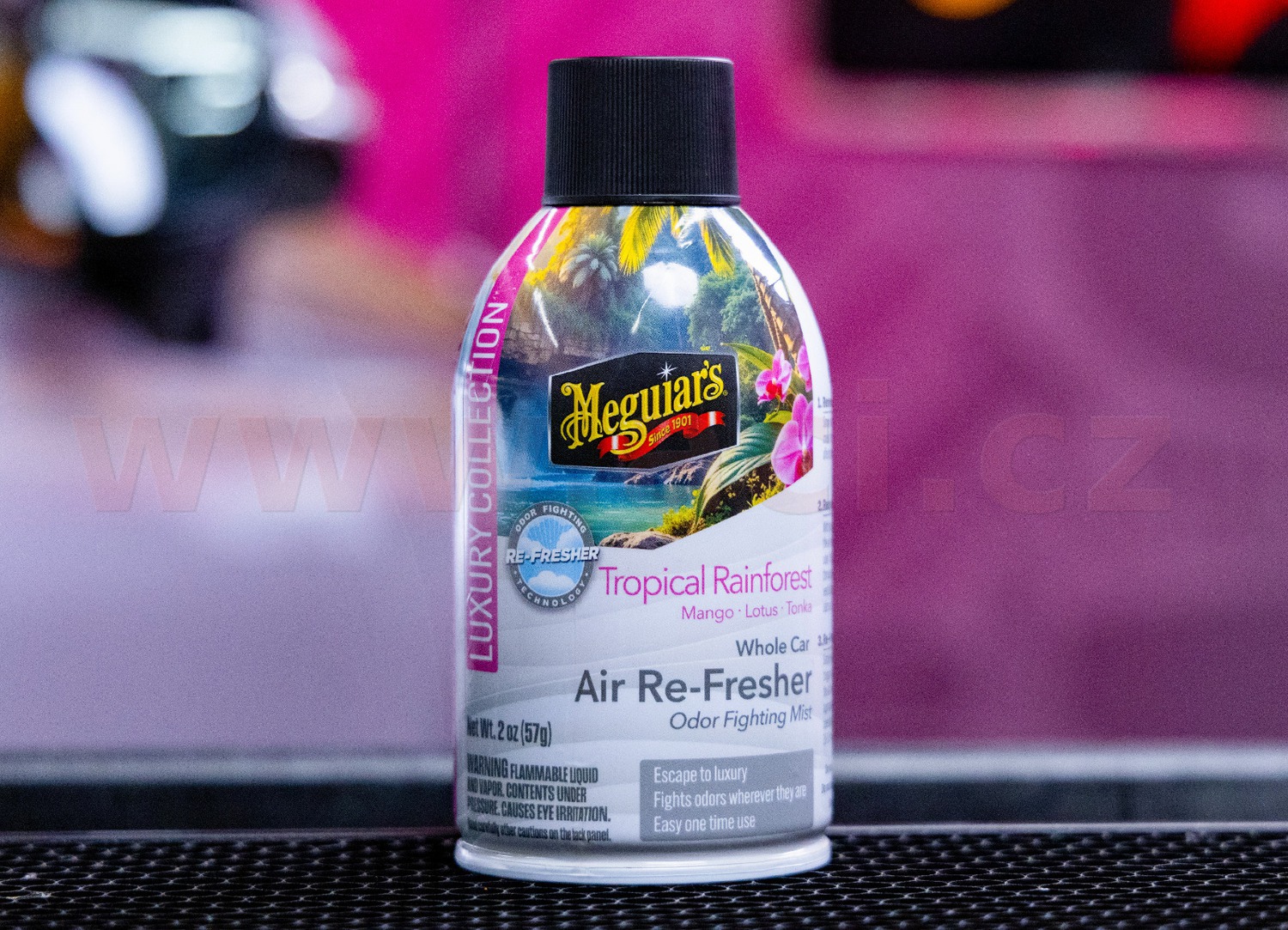 Meguiar's Whole Car Air-Refresher, Rainforest pohlcovač pachů + osvěžovač vzduchu, vůně Tropical Rainforest 57 g - Obrázek 3