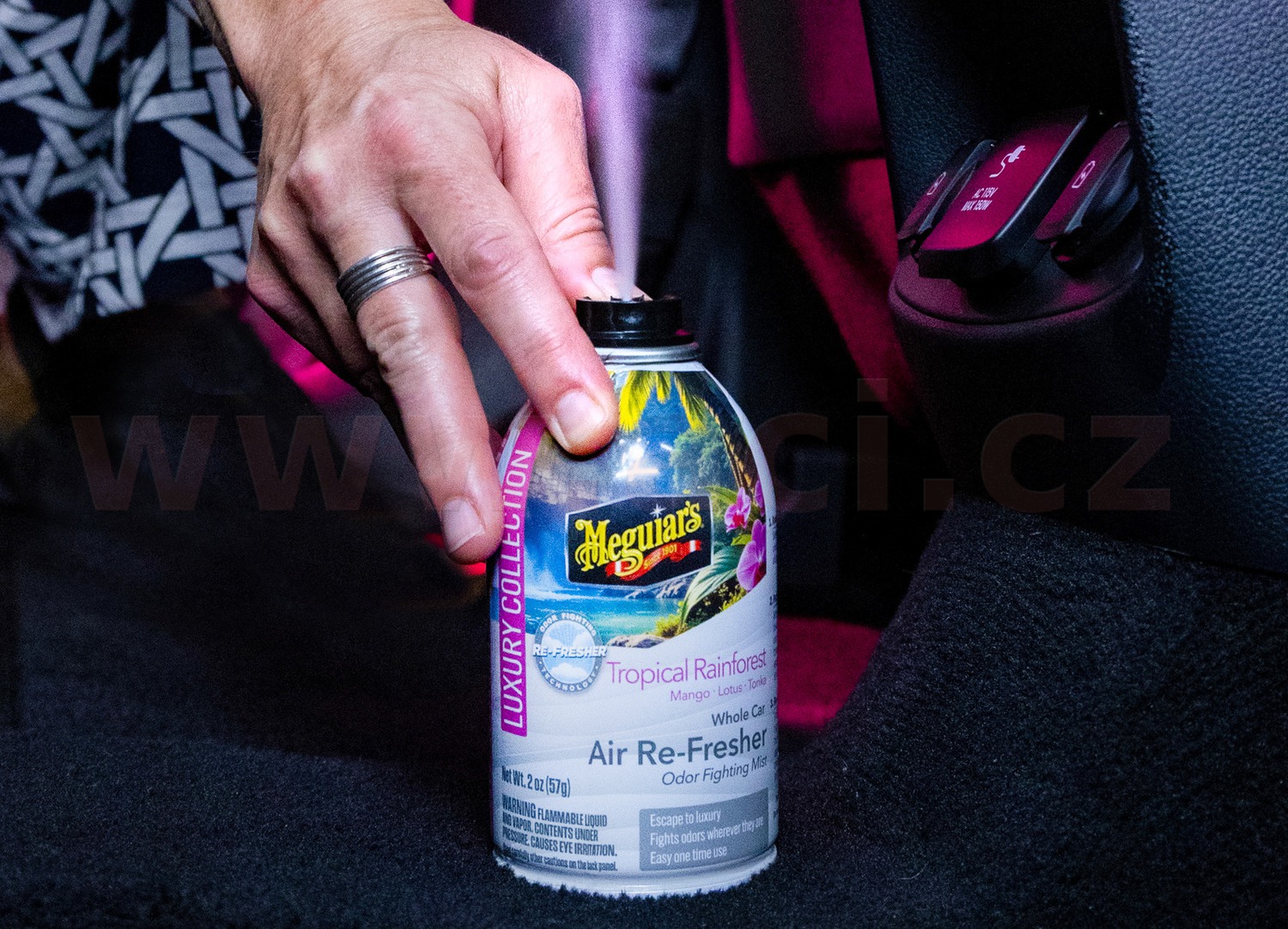 Meguiar's Whole Car Air-Refresher, Rainforest pohlcovač pachů + osvěžovač vzduchu, vůně Tropical Rainforest 57 g - Obrázek 4