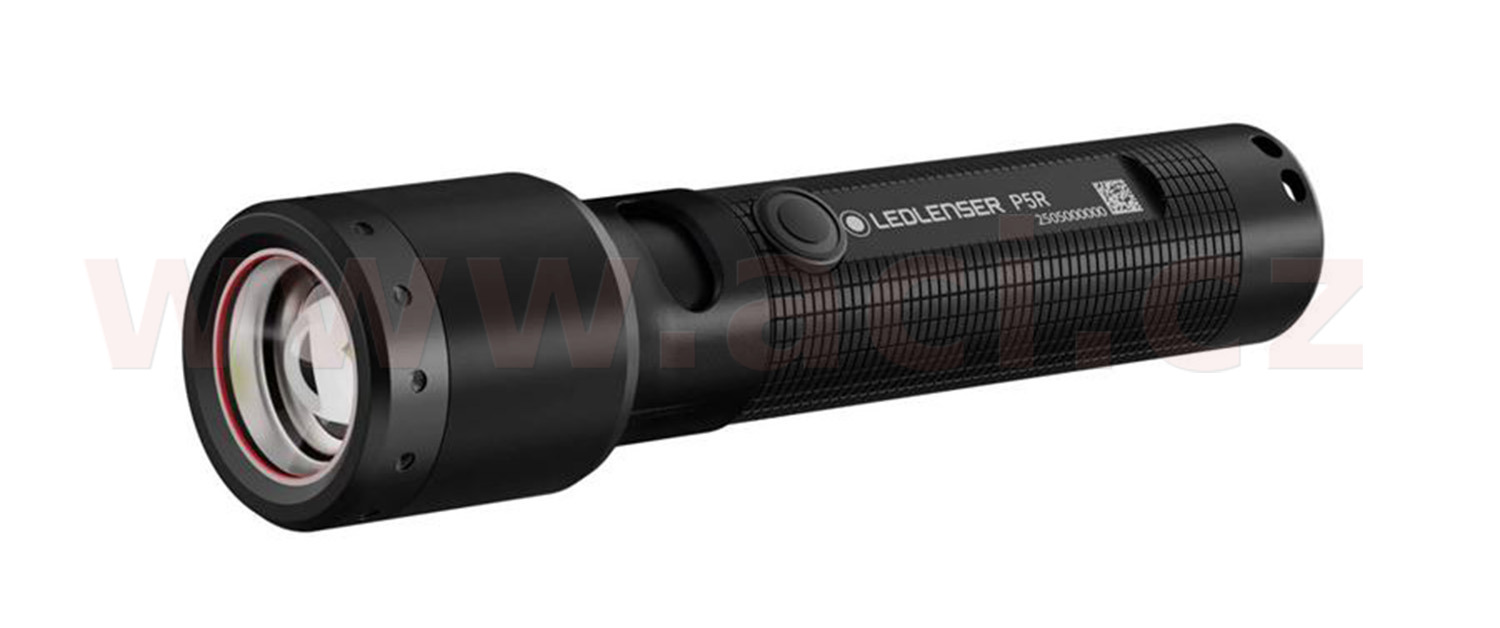 LED LENSER P5R - ruční svítilna, dobíjecí, dosvit 180 m, záruka 7 let