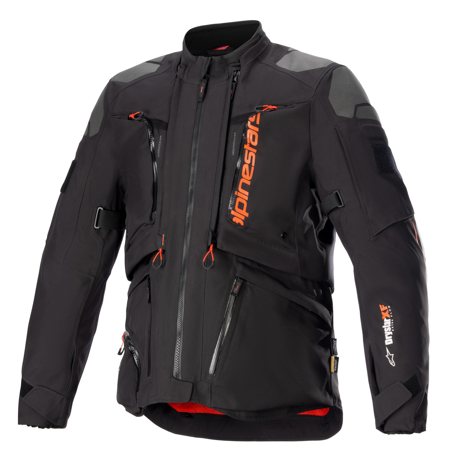 bunda AMT-10R DRYSTAR XF, ALPINESTARS (černá/oranžová) 2026