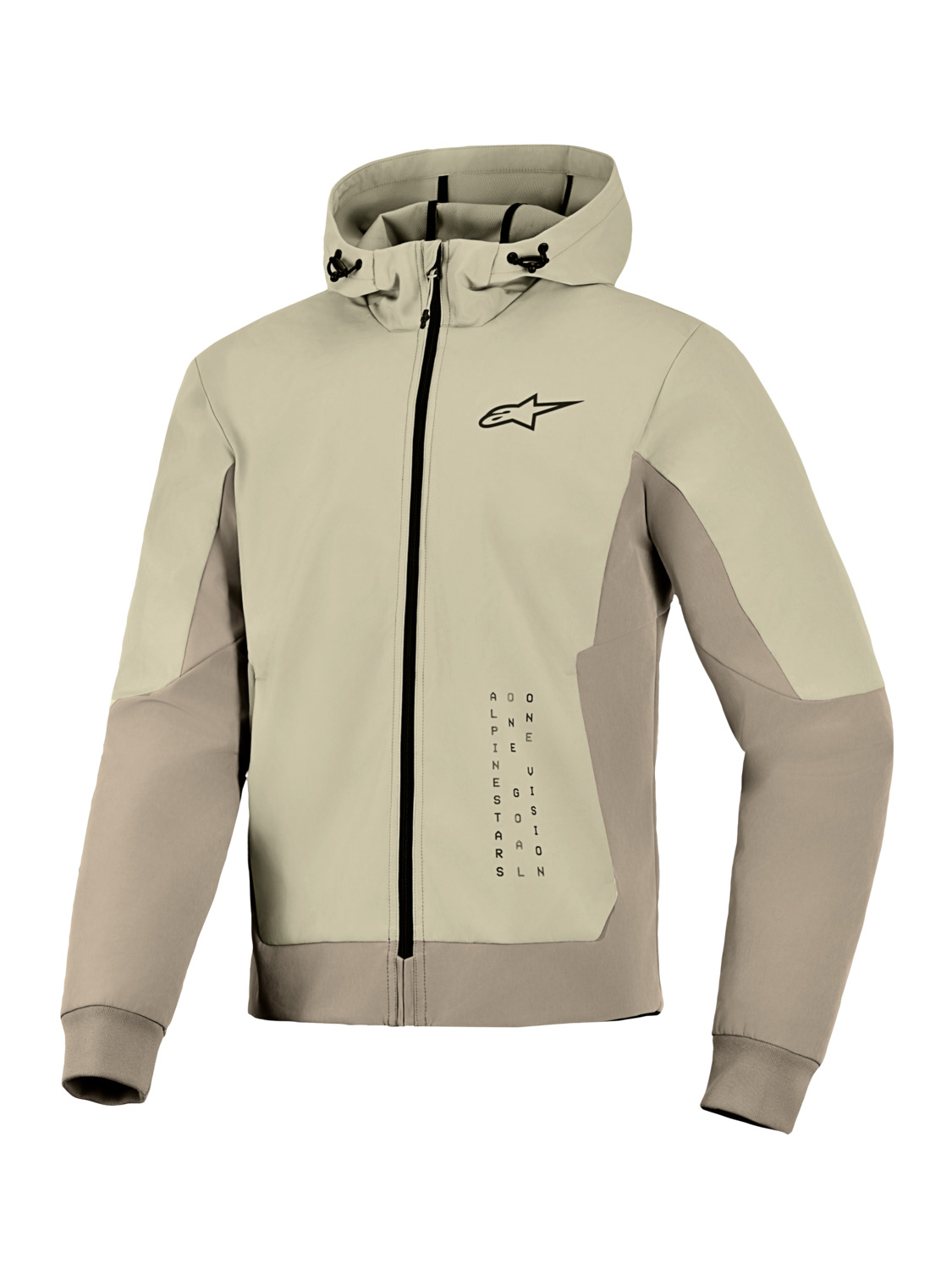 bunda RADIUM TECH HOODIE, ALPINESTARS (písková/hnědá) 2026
