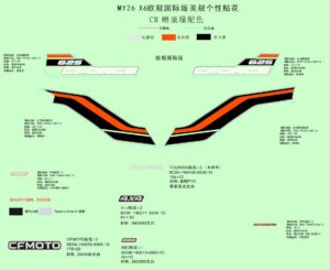 F19-1-E DECAL KITS(HUNTER GREEN)