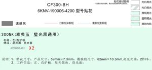 F19-3 MODEL DECAL