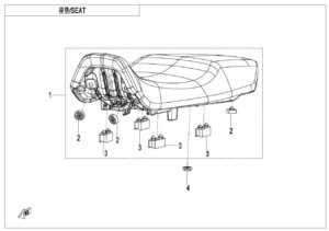 F13-B SEAT ASSY(CFLITE)