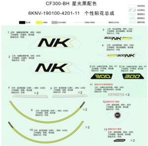 F19-2-B DECAL KITS(NEBULA BLACK)