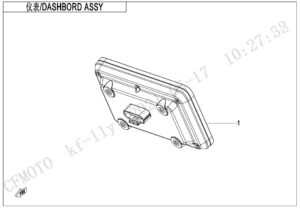 F17-A DASHBOARD ASSY(SPORT)
