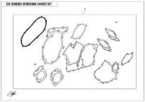 E29 ENGINE GASKET SET