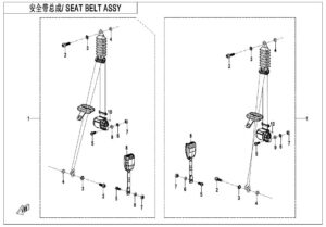 F34-2 SEAT BELT(REAR SEAT)