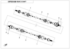 F28 REAR CV SHAFT