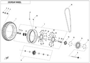 F11-A REAR WHEEL(SPORT)
